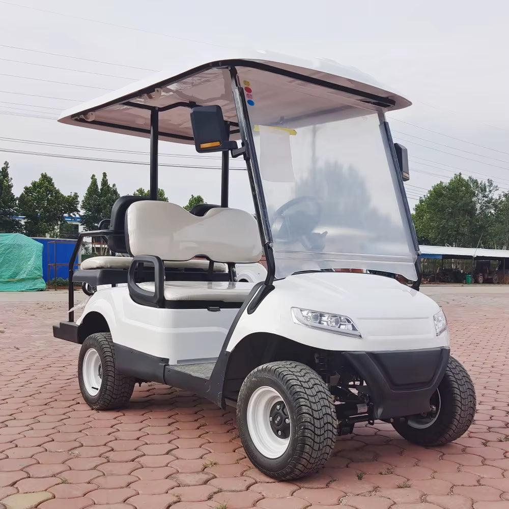 Hot Selling New Solar Panel Powered 4KW 5KW Off-Road Vehicle 60V Lithium Battery Adult 6 Seater 4 Wheel Beach Golf Cart