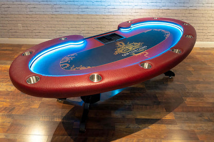 BBO Lumen LED 10 Person Poker Table
