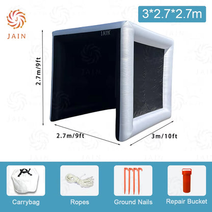 Indoor Inflatable Golf Simulator Kids Golf Practice Swing Tent Inflatable Driving Range Trainning Cage for Exercise&Play