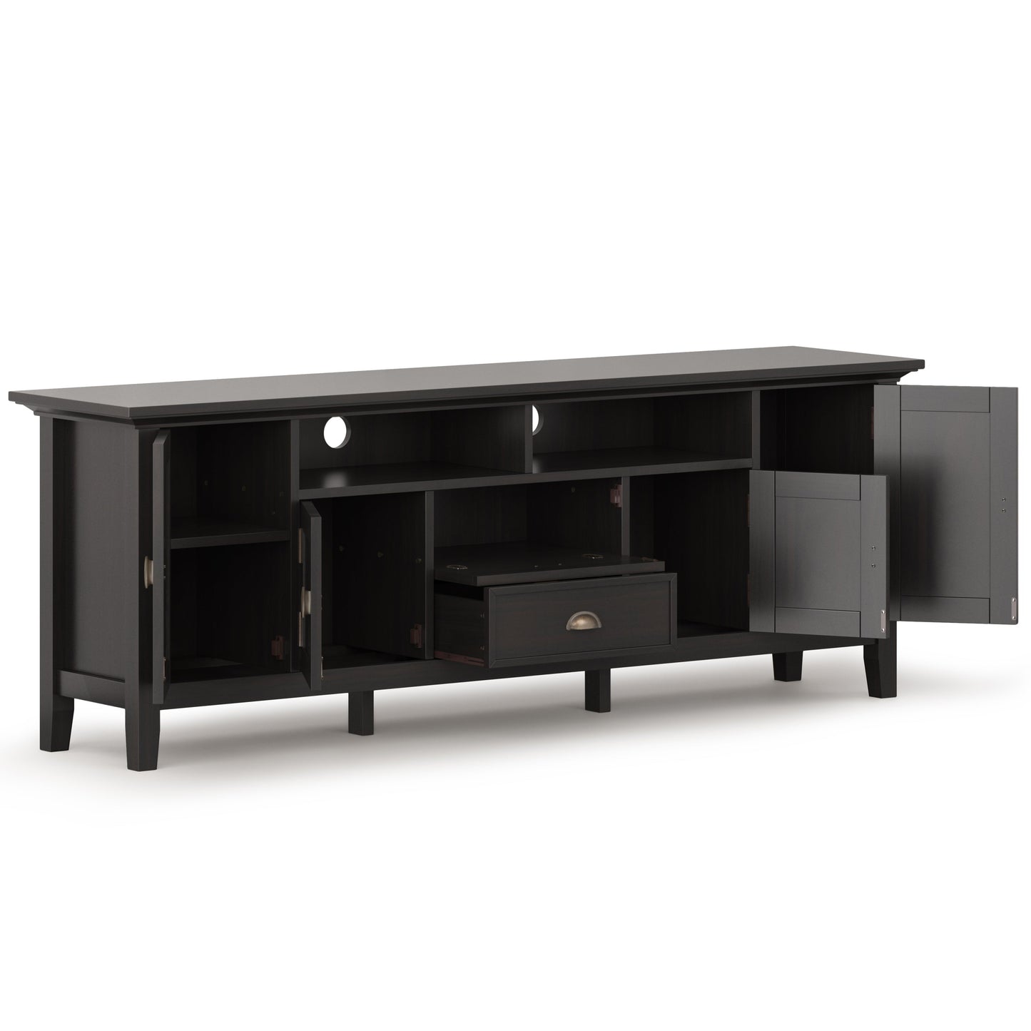 Redmond - 72' TV Media Stand - Hickory Brown