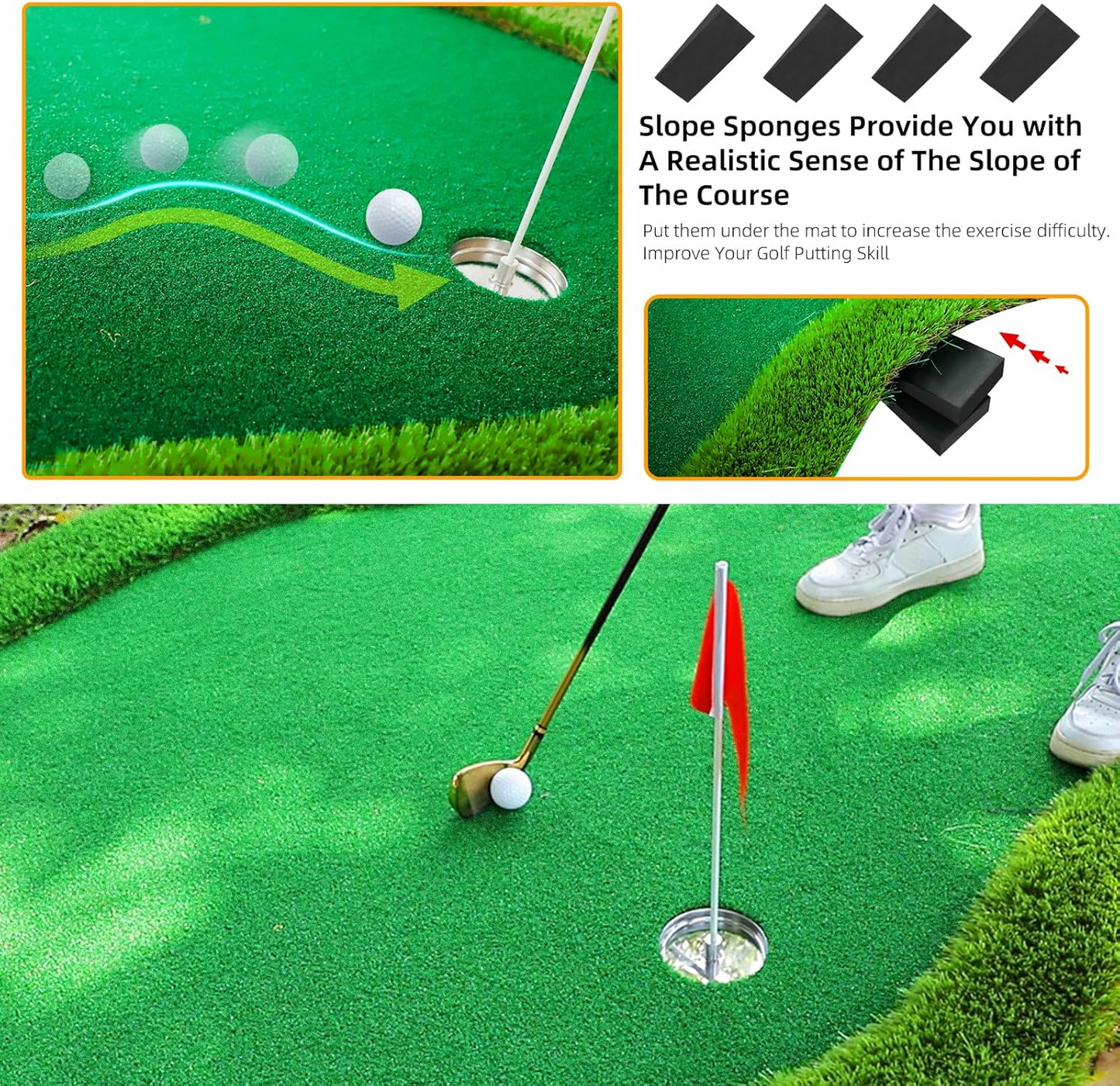 Golf Putting Green (16ft, Style A)