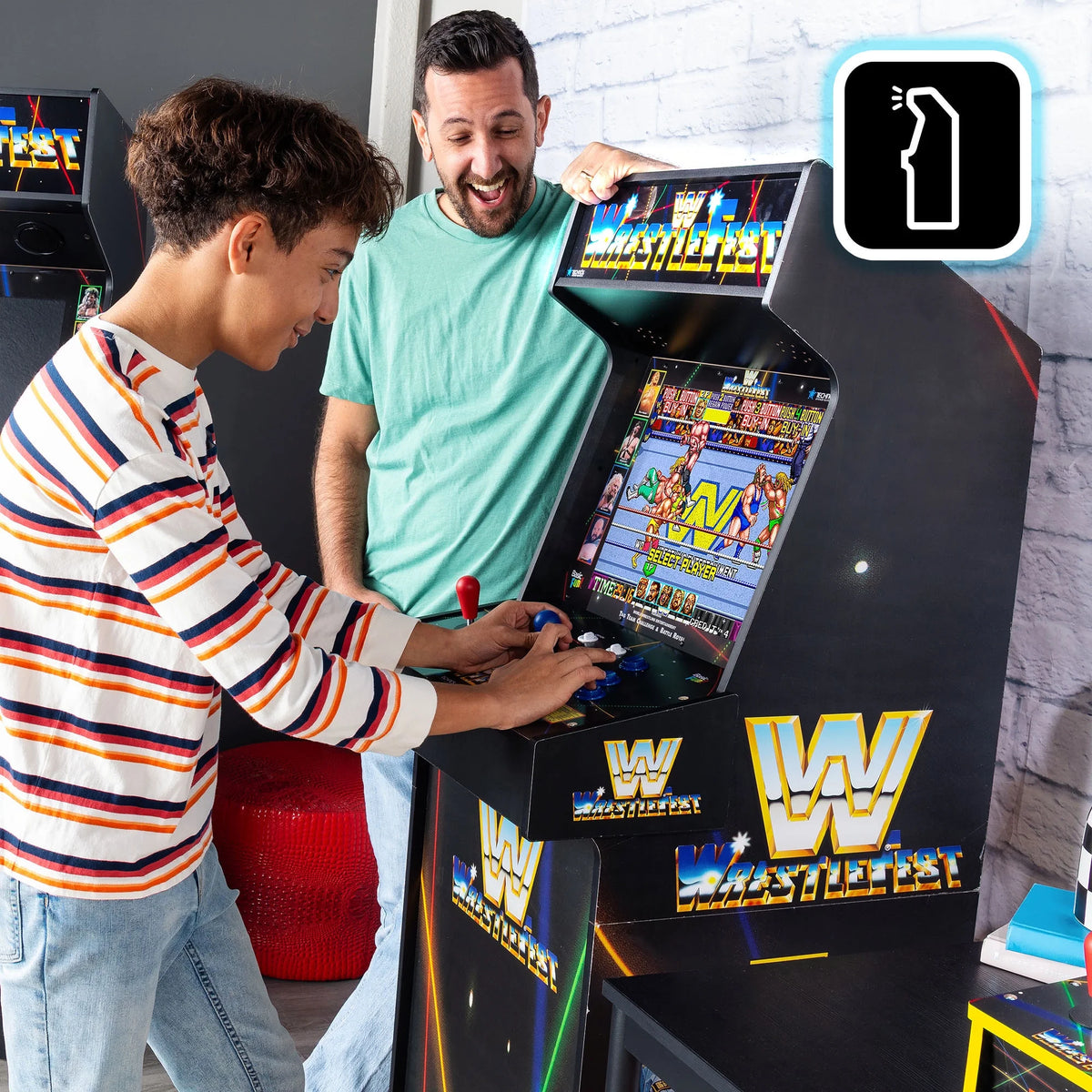 WWE Ultra Series Game Machine with 17" Liquid Crystal Screen & 5 Games