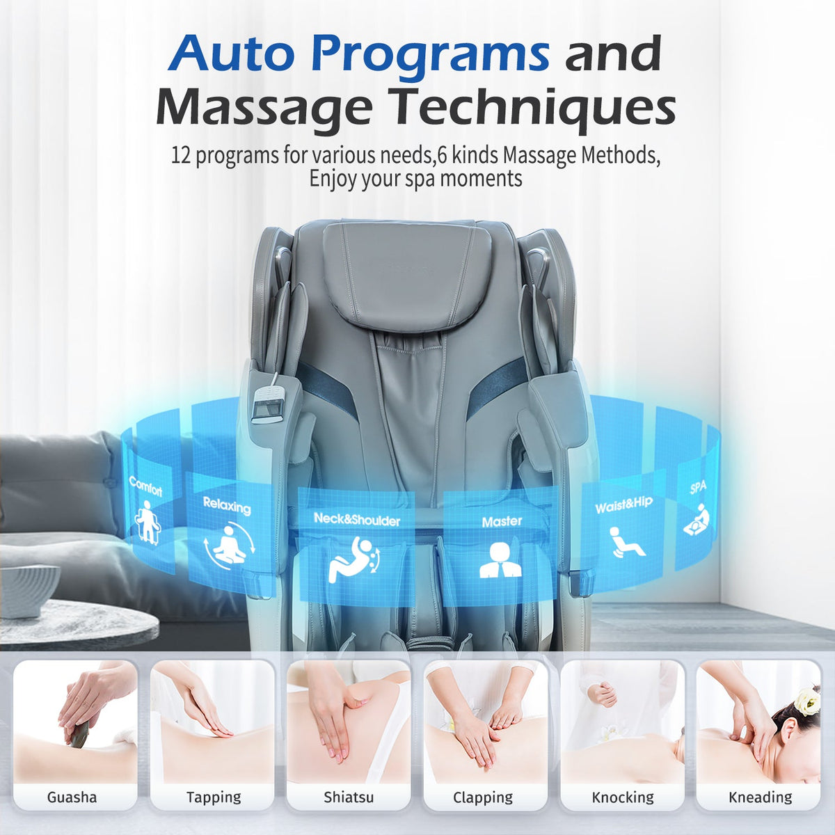 BOSSCARE Massage Chair with AI Voice Control