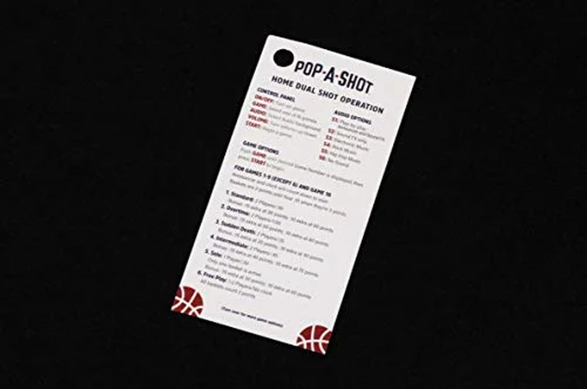 Official Home Dual Shot Basketball Arcade Game