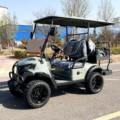 2025 Hot Sale off Road Club 4 6 Seater 60V Car Hunting Cart Golf Car 5000W Electric Golf Cart with Lithium Battery