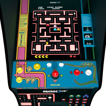 Ms. PAC-MAN & GALAGA Class of '81 Deluxe Arcade Game with WIFI, 12 Classic Games, and 17-Inch Screen