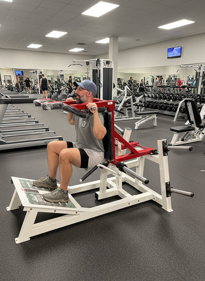 Plate Loaded Power Squat & Hack Squat (V-Squat) Machine (New)
