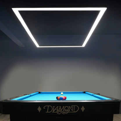 Perimeter Billiard Lights LED Pool Table Lighting 7' 8' 9' - Dimmable