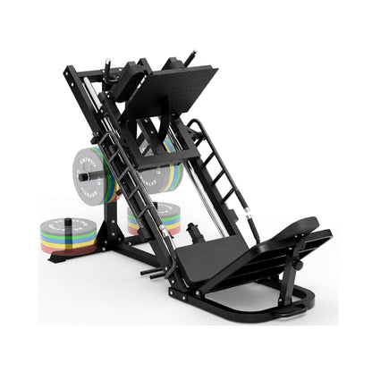 45-Degree Leg Press Hack Squat Machine With Weight Storage