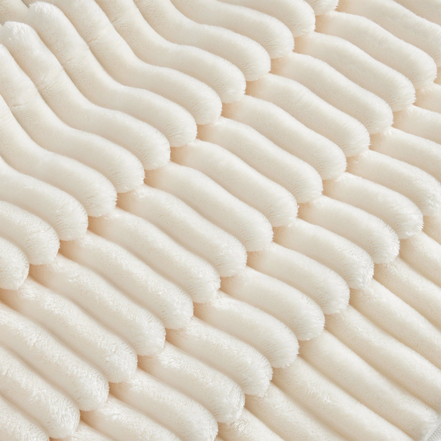 Living Room Sofa Slipcovered Sofa 3 Seater Sofa With 3 Ottomans, Oversized 3-Seat Sleeper Sofa Bed Home Theater Sofa, Corduroy, Cream