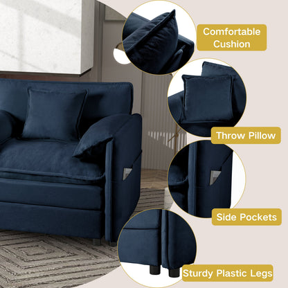 Modular Sectional Sofa, Oversized Deep Seat U Shaped Couch Set for Living Room