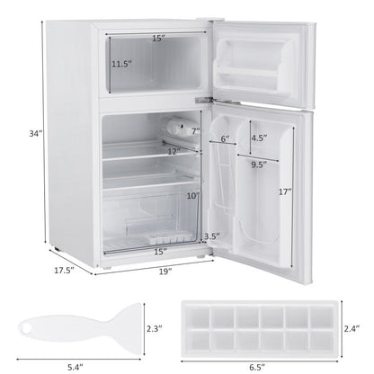 Black 3.2 cu. ft. Retro Mini Refrigerator