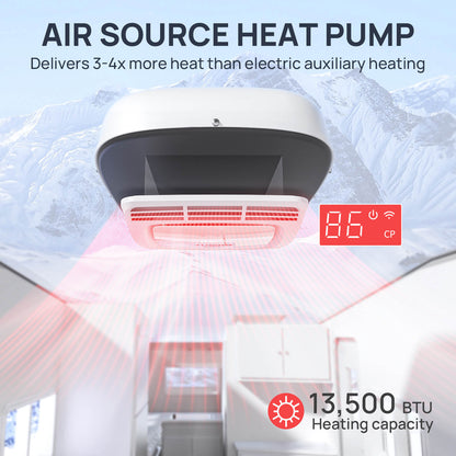 Greenland 13,500 BTU Inverter RV Air Conditioner with Heat Pump