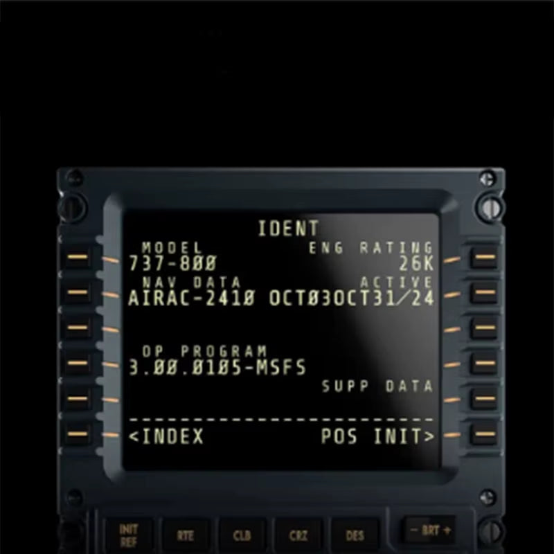 WINWING Flight Simulator CDU PMDG Zibo Civil Aviation Control Panel Boeing 737 PFP 3N Suitable for X-Plane MSFS