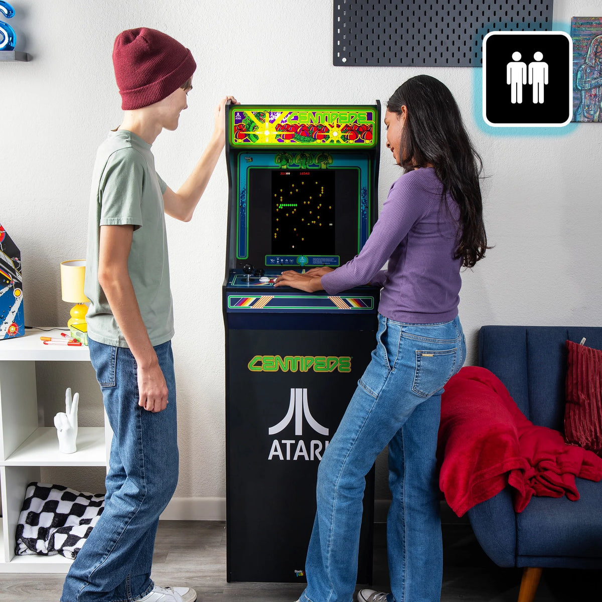 Atari Centipede Ultra Series Game Machine with 17" Screen and 40 Games
