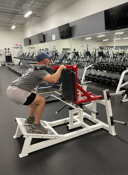 Plate Loaded Power Squat & Hack Squat (V-Squat) Machine (New)