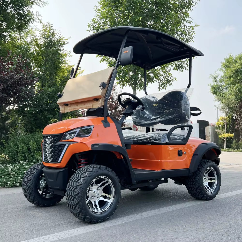2025 Hot Sale off Road Club 4 6 Seater 60V Car Hunting Cart Golf Car 5000W Electric Golf Cart with Lithium Battery