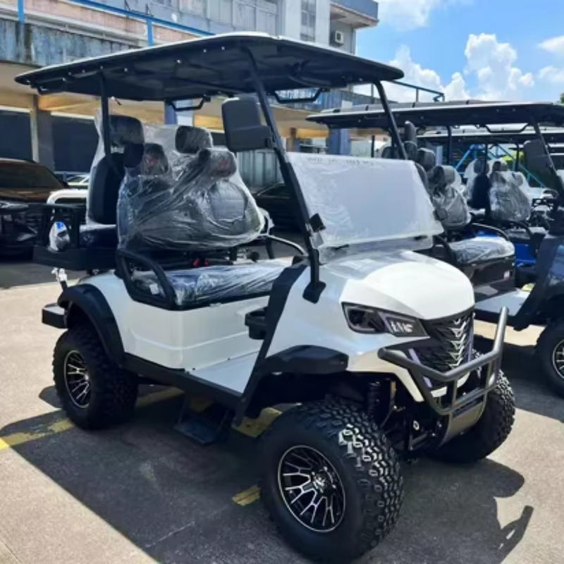 2025 Hot Sale off Road Club 4 6 Seater 60V Car Hunting Cart Golf Car 5000W Electric Golf Cart with Lithium Battery