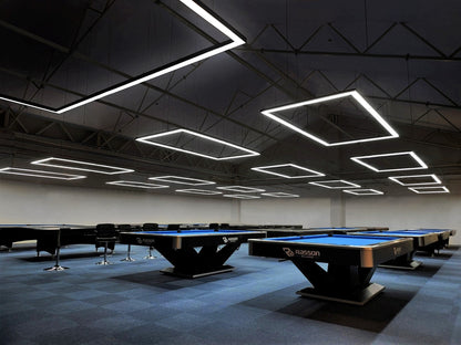 Perimeter Billiard Lights LED Pool Table Lighting 7' 8' 9' - Dimmable