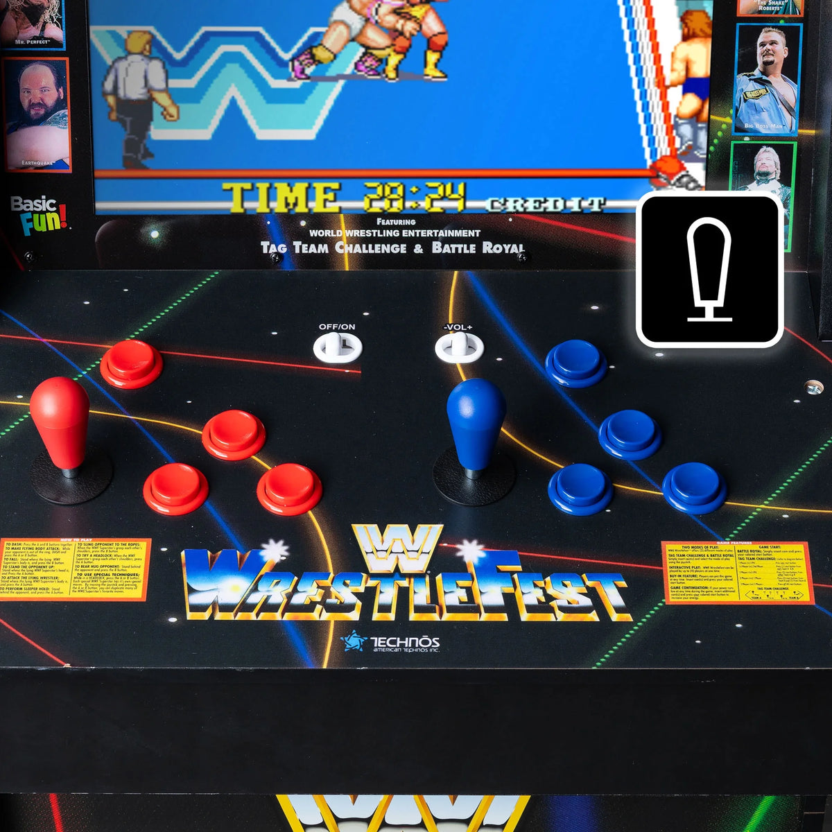 WWE Ultra Series Game Machine with 17" Liquid Crystal Screen & 5 Games