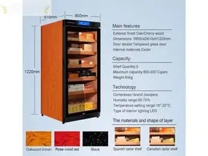 C230A Raching Electronic Humidor Cabinet | 900 Cigars
