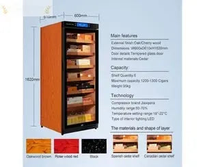 C330A Raching Electronic Humidor Cabinet | 1,300 Cigars
