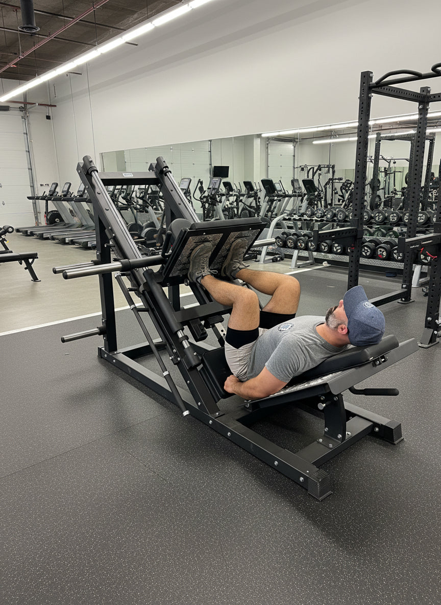 Plate Loaded 45° Leg Press & Hack Squat Machine (New)