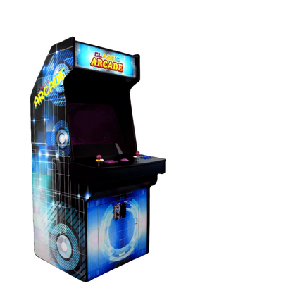 Full-Sized Two Player Upright Arcade Game With Trackball feat. 3,000 Games