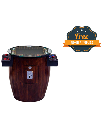 Barrel Arcade Game with 456 Classic & Golden Age Games