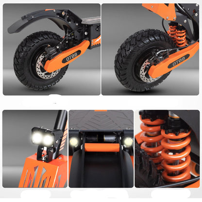 The Ultimate Folding E-Scooter for Commuters & Adventurers