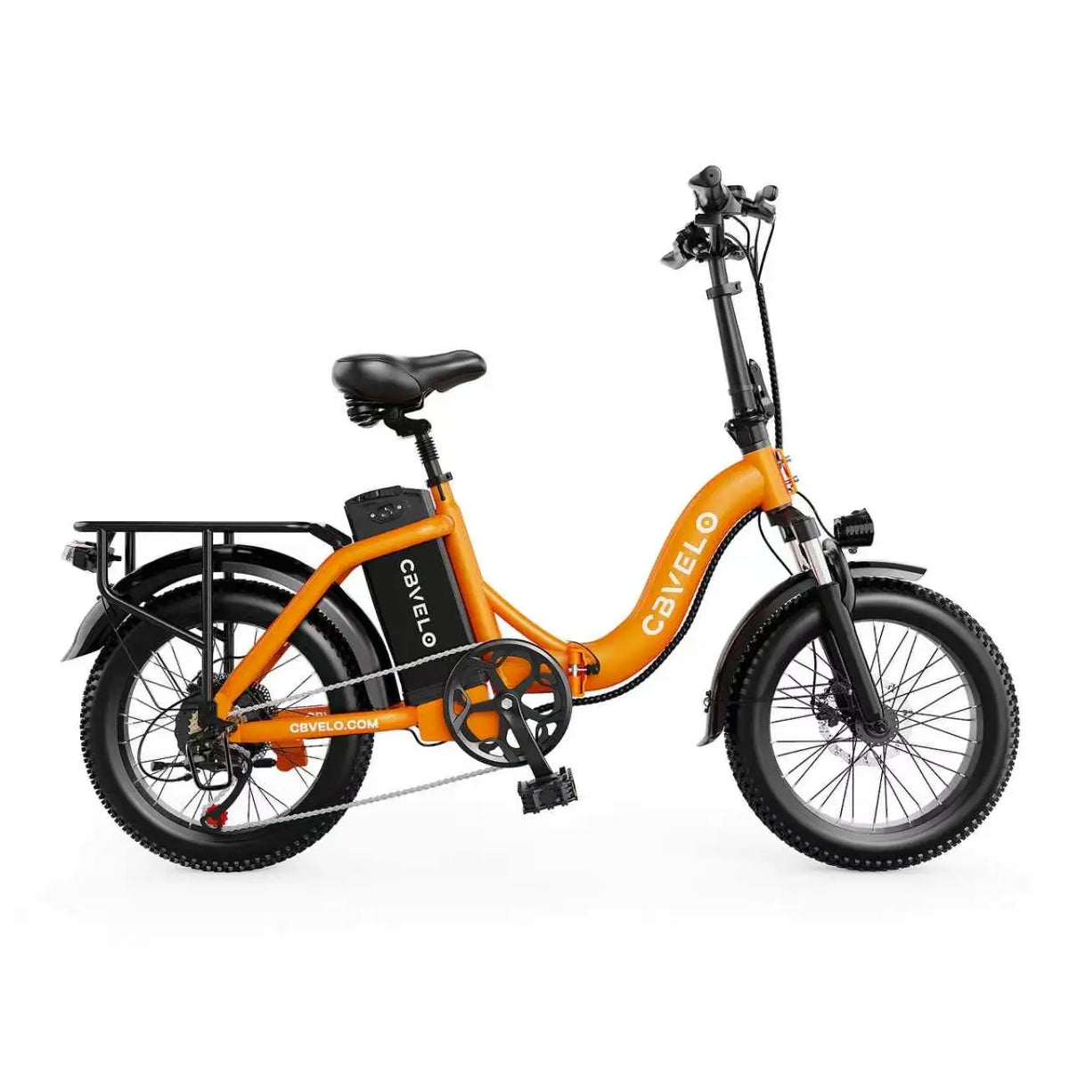 Adult Folding Fat Tire Urban Commuter E-Bike