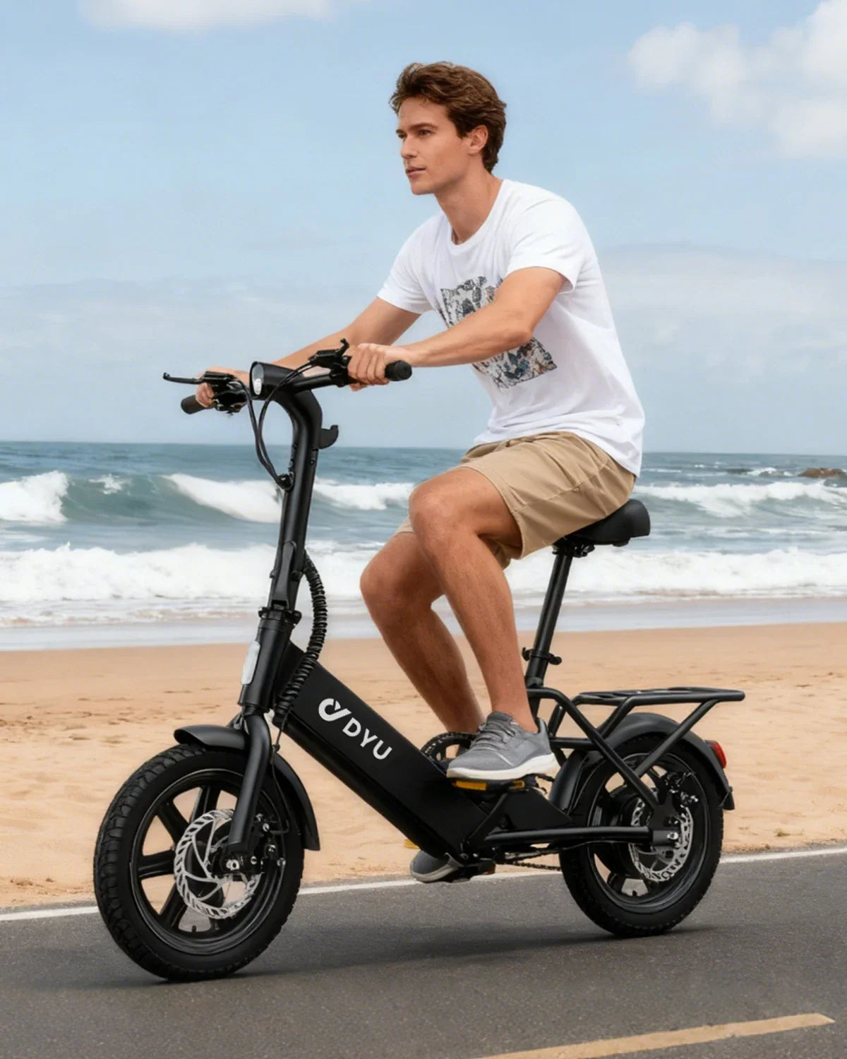 Foldable City E-Bike Powerful Peak Motor & Battery