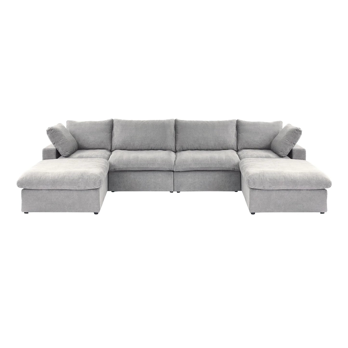☁️ The Iconic Cloud Modular Sectional: The Ultimate U-Shaped Comfort.