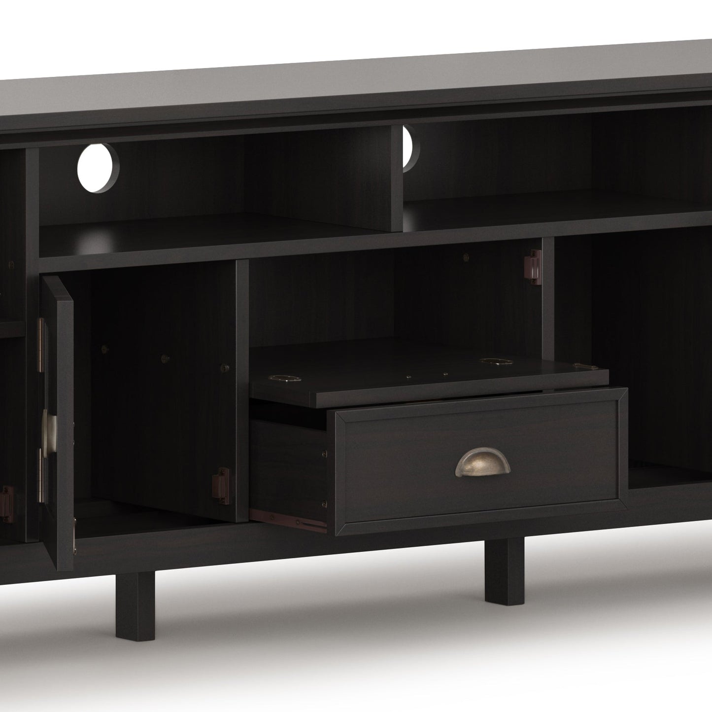 Redmond - 72' TV Media Stand - Hickory Brown