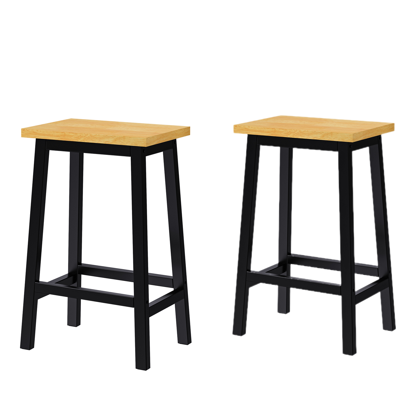 K&K 53inch Large Kitchen Island with 2 Bar Stools, Power Outlet,Door Internal Storage Rack, Kitchen Storage Cart on 5 Wheels with Drop Leaf, 5 Open Side Racks, 3 Drawers, for Kitchen,Dining Room,Black