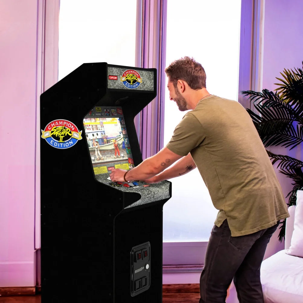 Street Fighter II CE HS-5 Deluxe Stand-Up Cabinet Arcade Machine