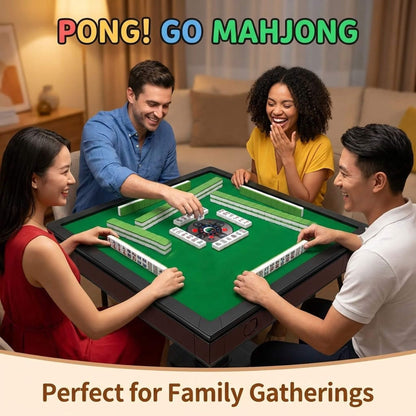 Automatic Ultra-Thin Foldable Mahjong Table With Two 152 42MM Tile Sets