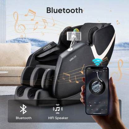 Bosscare Full-Body Zero-Gravity Shiatsu Recliner Massage Chair With AI Voice & App Control (SAK52960)
