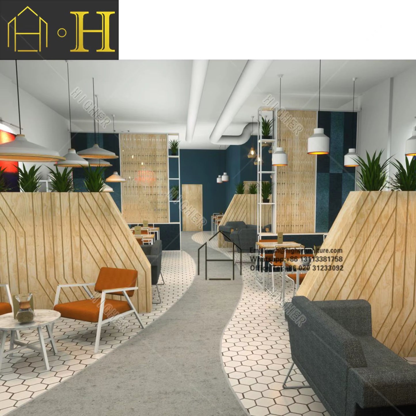 Modern Cafe Interior Design Furniture Decoration Bar Counter Design Coffee Bar Counters for Sale Bubble Tea Shop Showcase