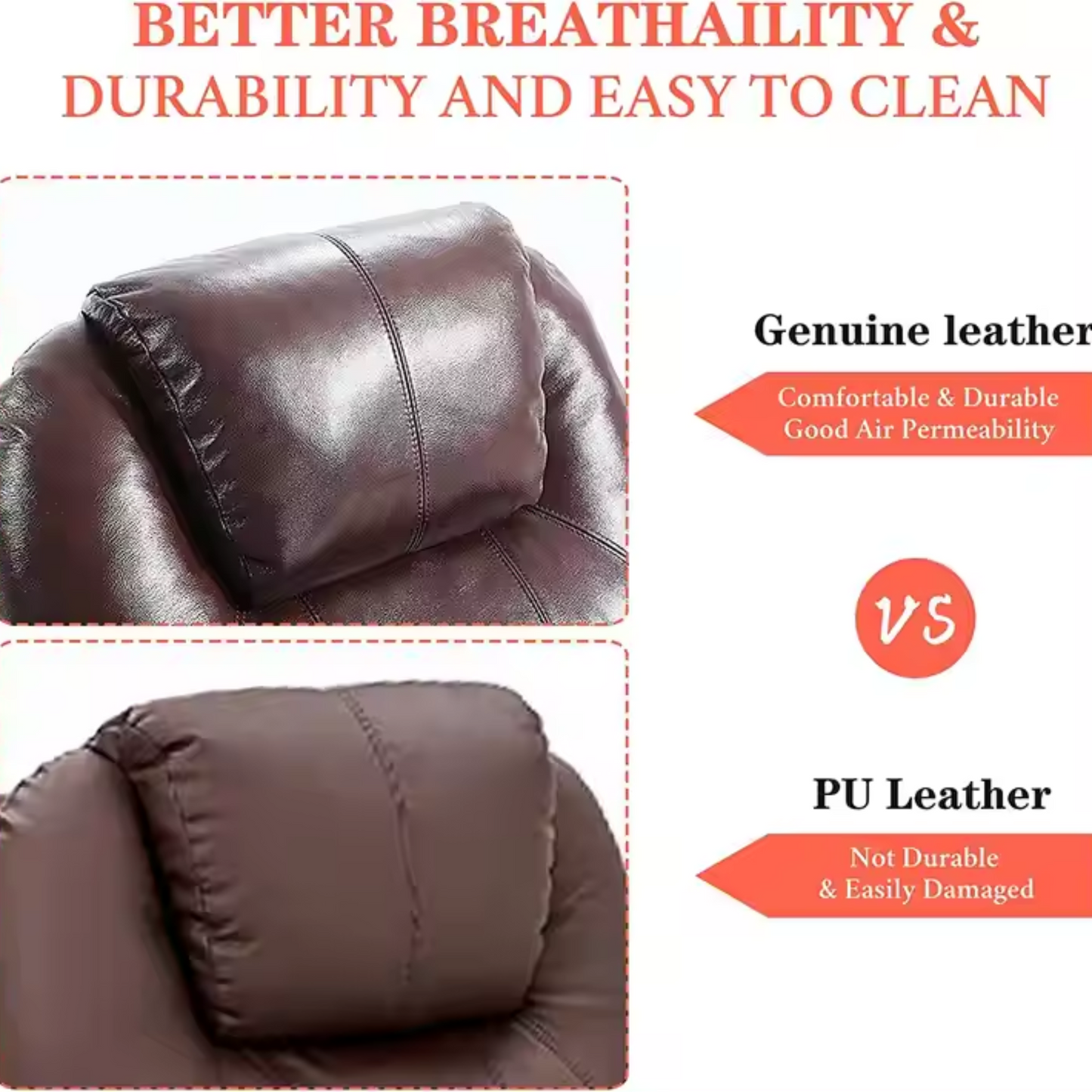 Luxora Prestige Leather Power Recliner