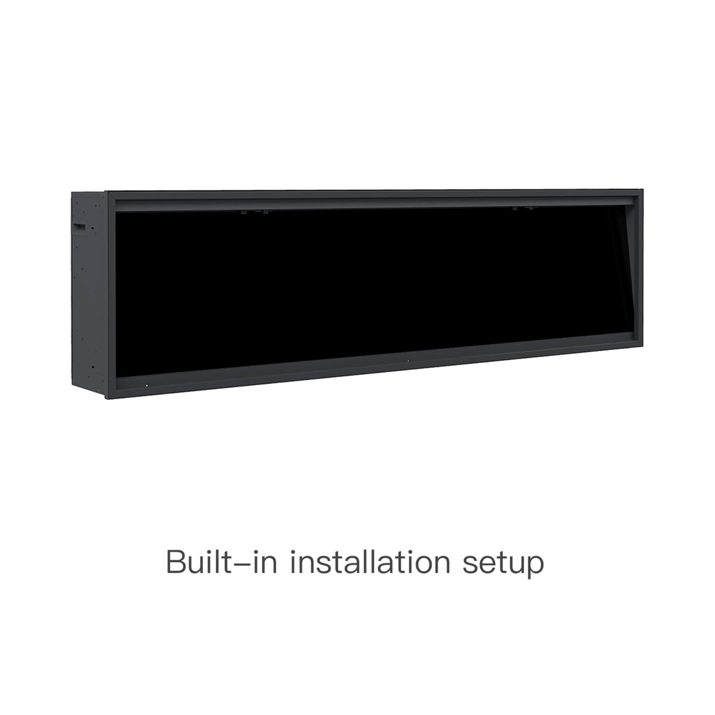 Dynasty Allegro 76" Black Smart Linear Electric Fireplace [DY-BFM76] (SAK56392)
