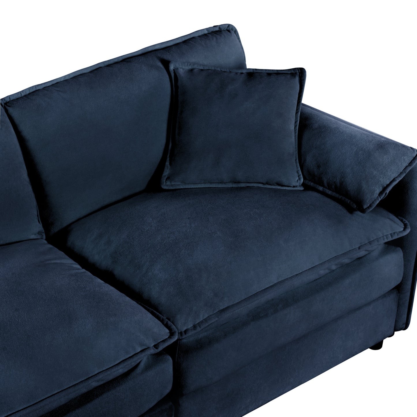 Modular Sectional Sofa, Oversized Deep Seat U Shaped Couch Set for Living Room