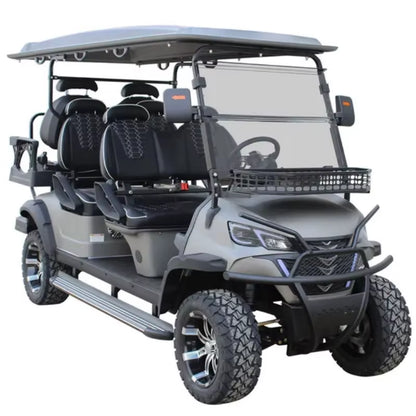 2025 Hot Sale off Road Club 4 6 Seater 60V Car Hunting Cart Golf Car 5000W Electric Golf Cart with Lithium Battery