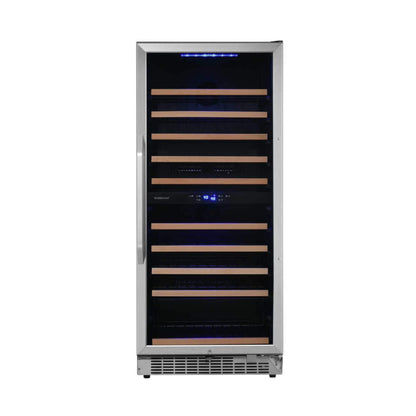 Edgestar Premium 101 Bottle Capacity Built In Dual Zone Wine Cooler, 24" (SAK92835)