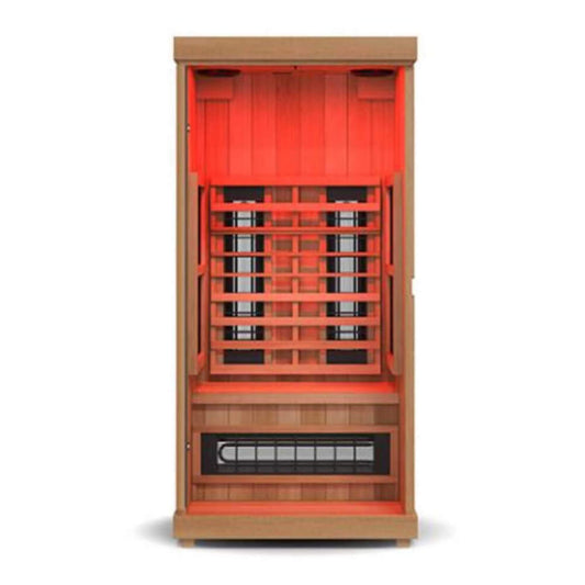 1-Person Home Infrared Sauna With Bluetooth Audio