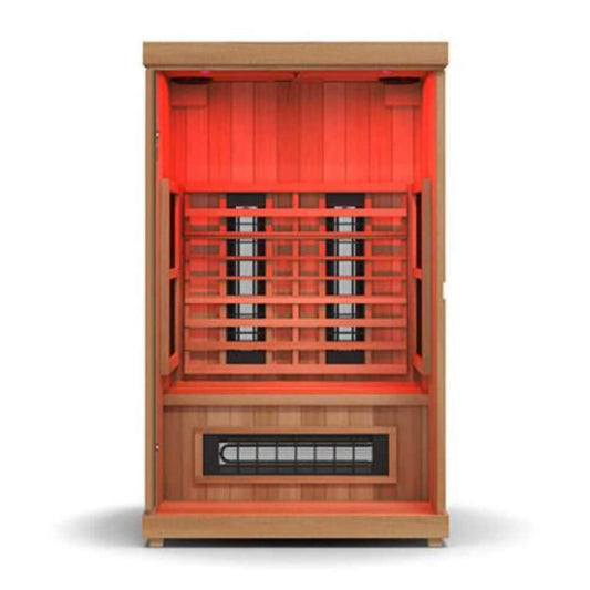 2-Person Home Infrared Sauna With Built-In LCD Touchscreen