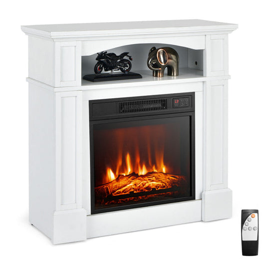 18" TV Stand w/ Electric Fireplace
