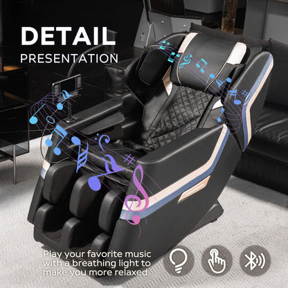 Bliss Full-Body Zero-Gravity Massage Chair Recliner With Six Massage Rollers