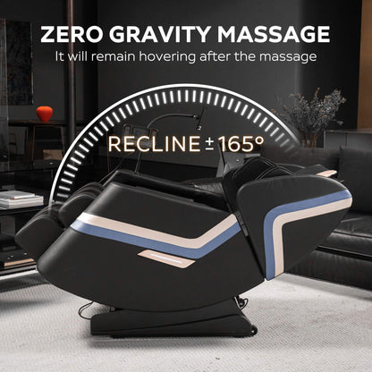 Bliss Full-Body Zero-Gravity Massage Chair Recliner With Six Massage Rollers