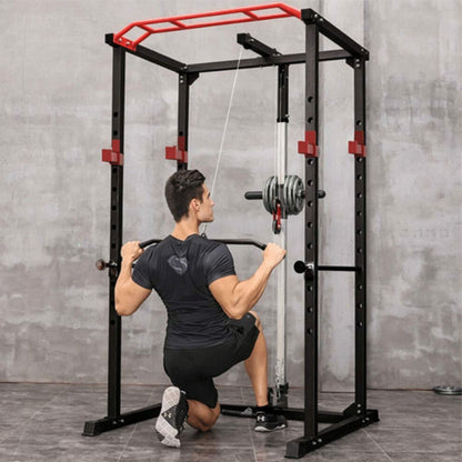 Heavy-Duty Professional Multi-Function Adjustable Power Cage Rack